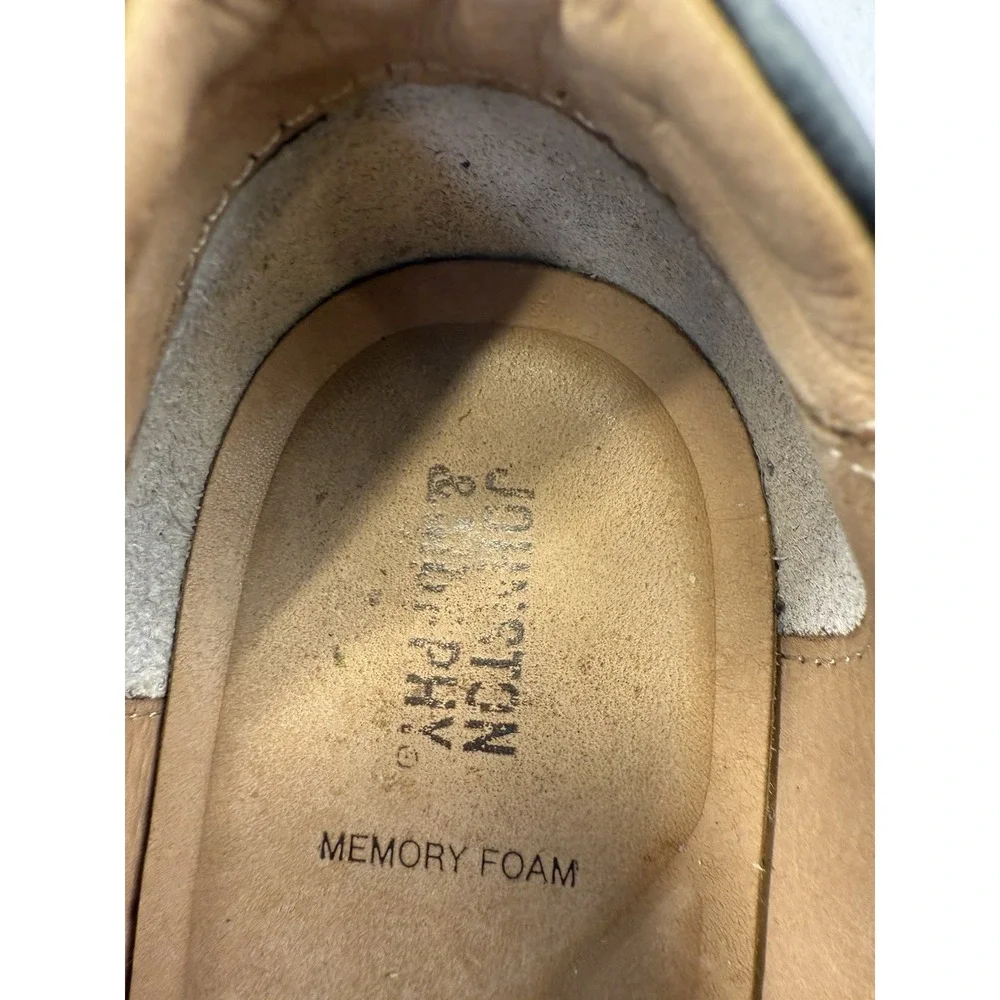 Johnston&Murphy Memory Foam Loafer Oxford Dress‎ Slip On Shoes 15-7965 Black 9.5